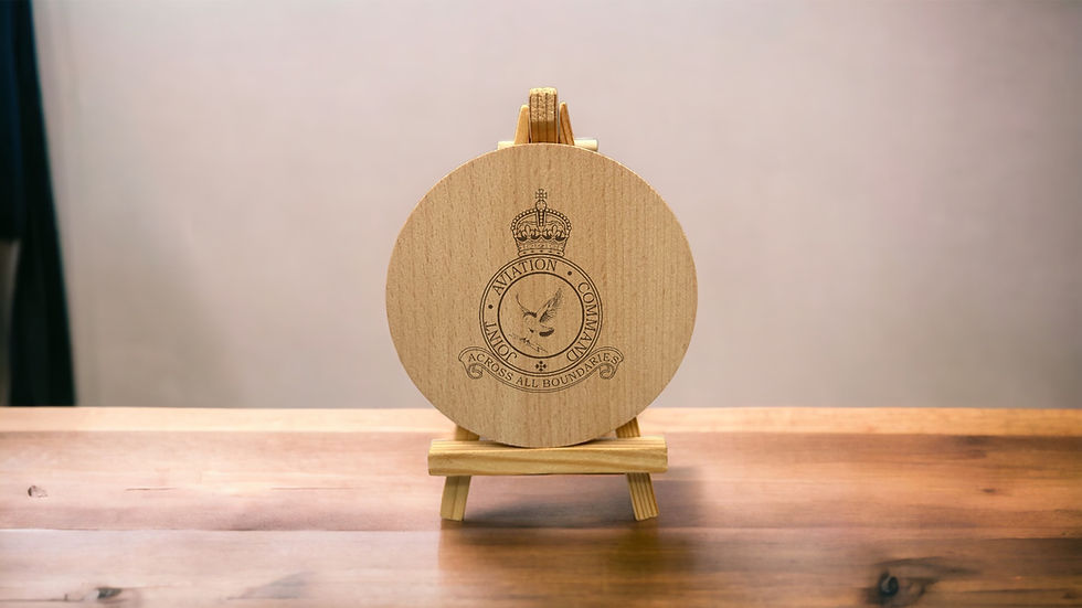 Thumbnail: JAC - 6  Wooden Coasters & Wooden Holder