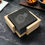 Thumbnail: QOY - 6 Slate Coasters and Wooden Holder