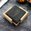 Thumbnail: 17RLC - 6 Slate Coasters and Wooden Holder