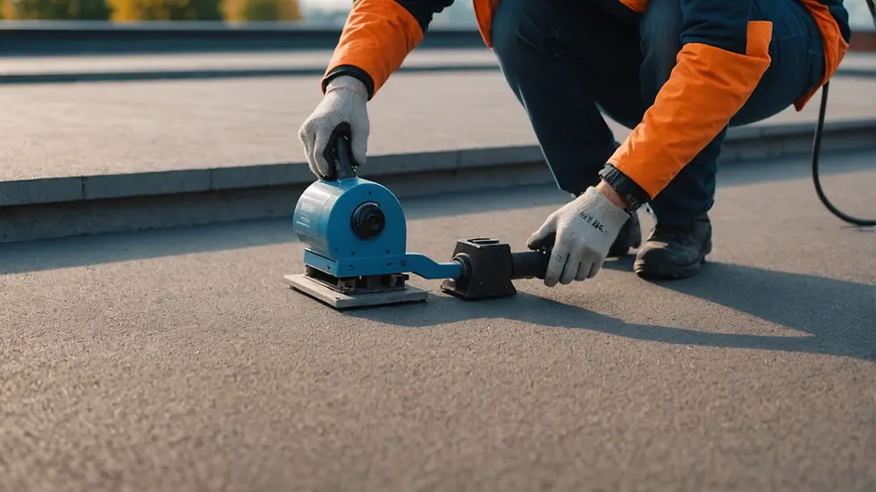 Flat Roof Felting Process