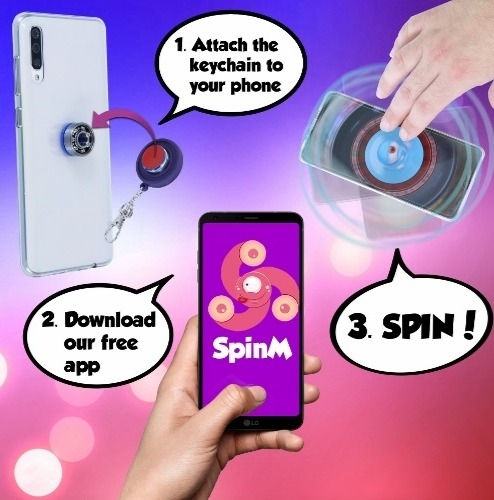 תמונה ממוזערת: SpinM- מעמד  משחק לאפליקציית  מסך קינטי לטלפון