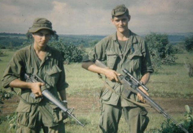 modified sniper M-14 Vietnam 
