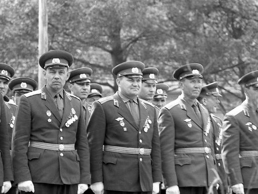 Typical regimental structure in Soviet Army