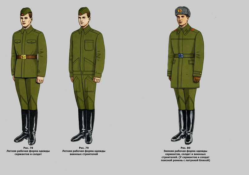 soviet army working uniform