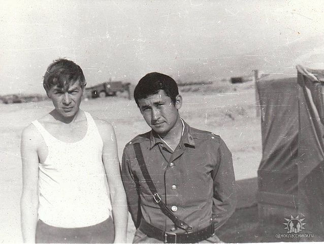 Soviet officers in Afghanistan