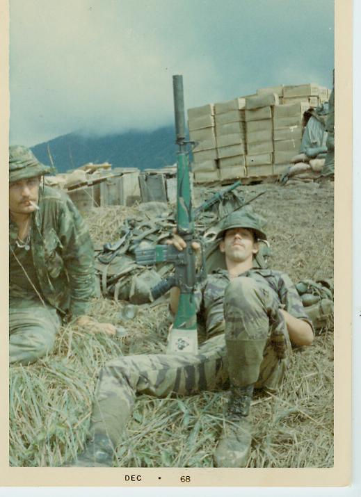 M-16 with silencer in Vietnam