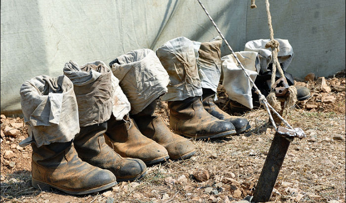 Soviet foot wraps - infamous Portyanki