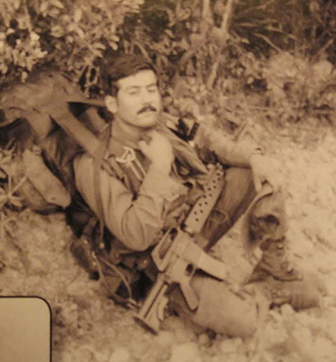 M16A1 with stock from XM177