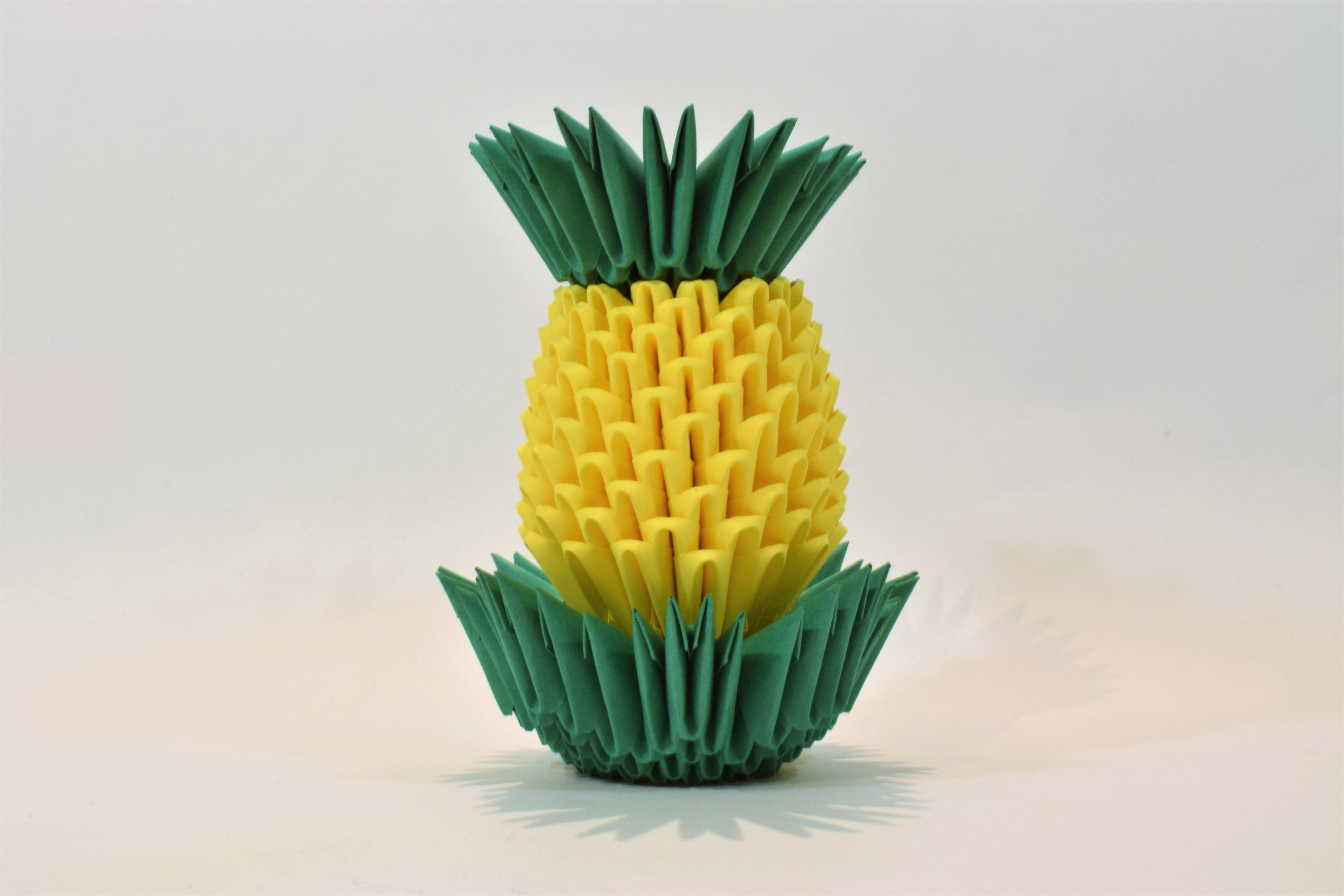 Kit Origami 3D - Ananas