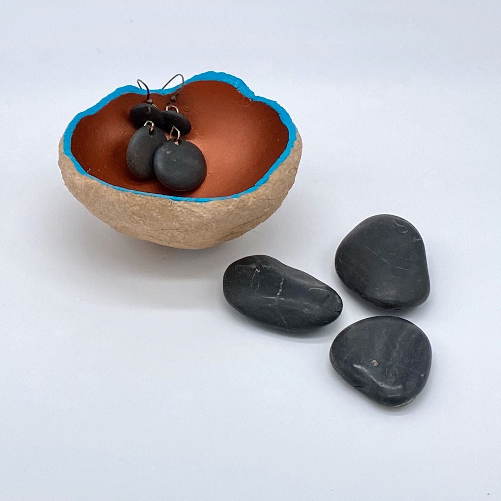 Hand-cast Concrete Bowl (3" diameter)