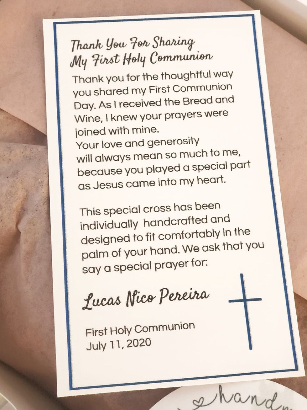 Thumbnail: Handmade Wooden Cross