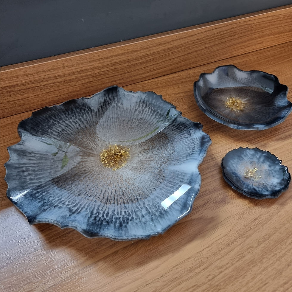 Miniatura: Conjunto Centro de Mesa Negro