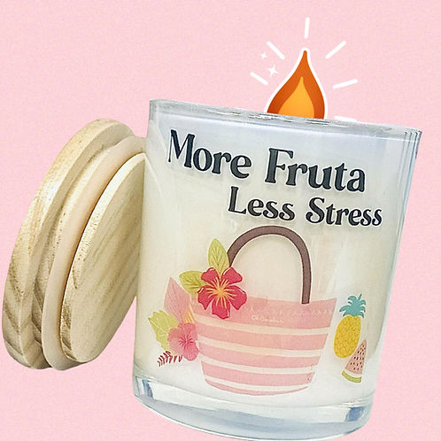 More Fruta Less Stress by Oh Comadre Candles