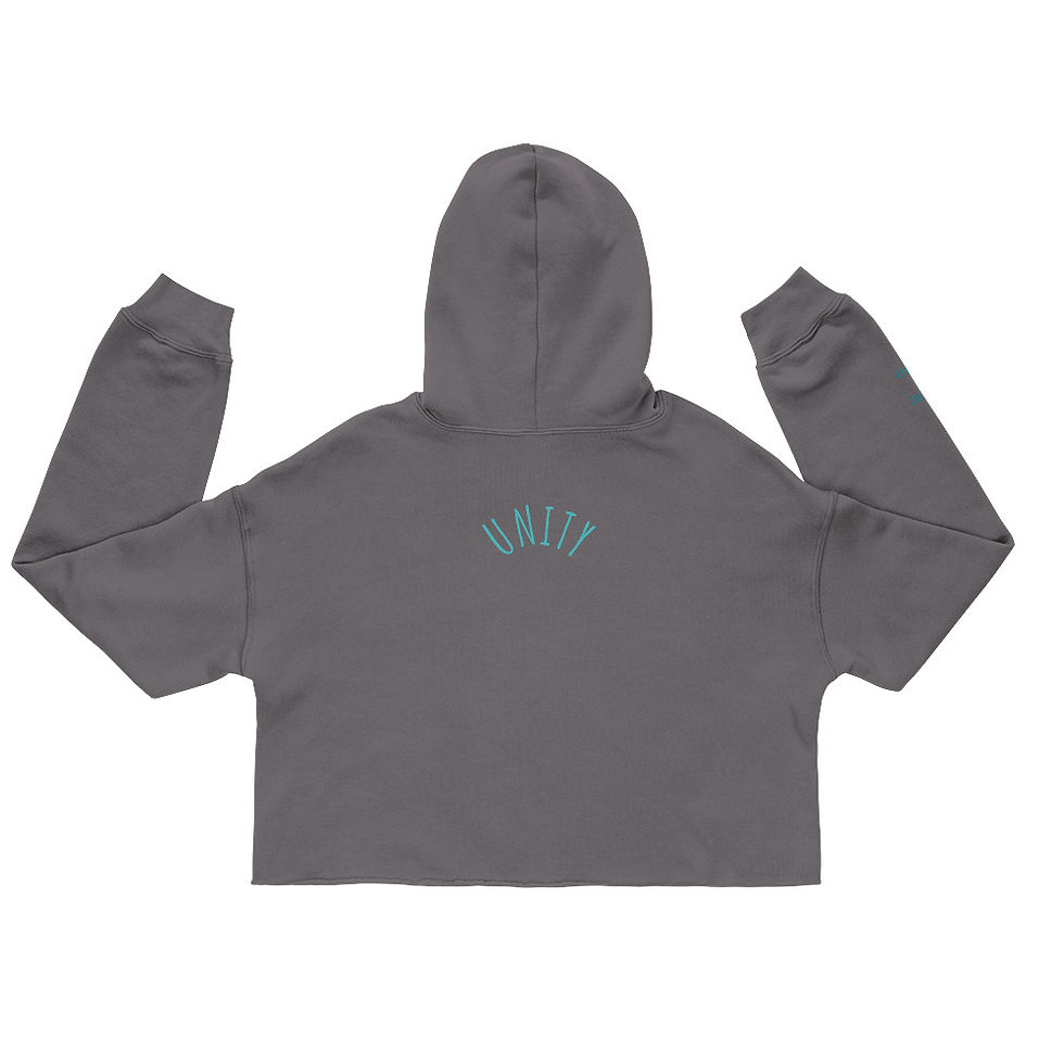 Thumbnail: The Heart Center Unity Cropped Hoodie