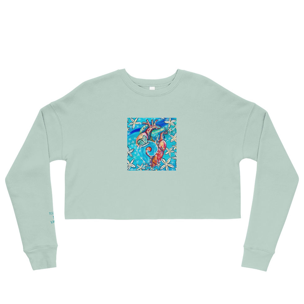 Thumbnail: The Heart Center Crop Sweatshirt