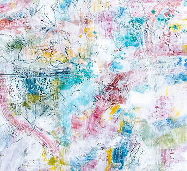 Big Time Encaustic Painting