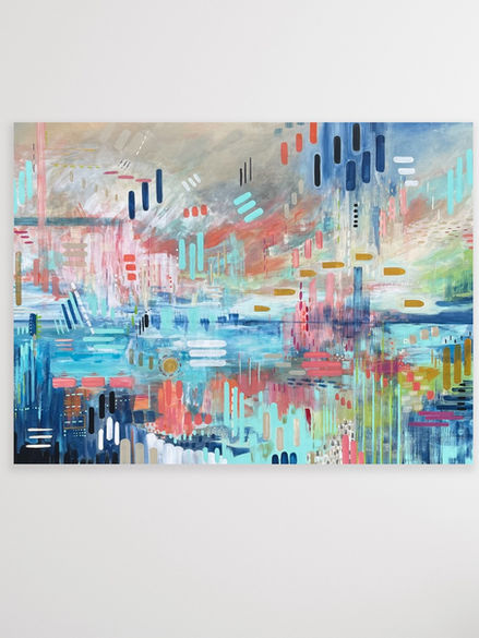 Sounds of Summer Abstract Painting Collection