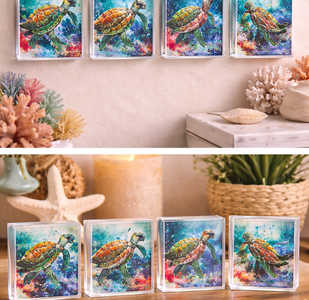 Vibrant sea turtle artwork display.png