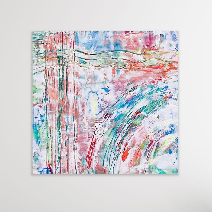 Xuchiles (Offerings) Encaustic Painting