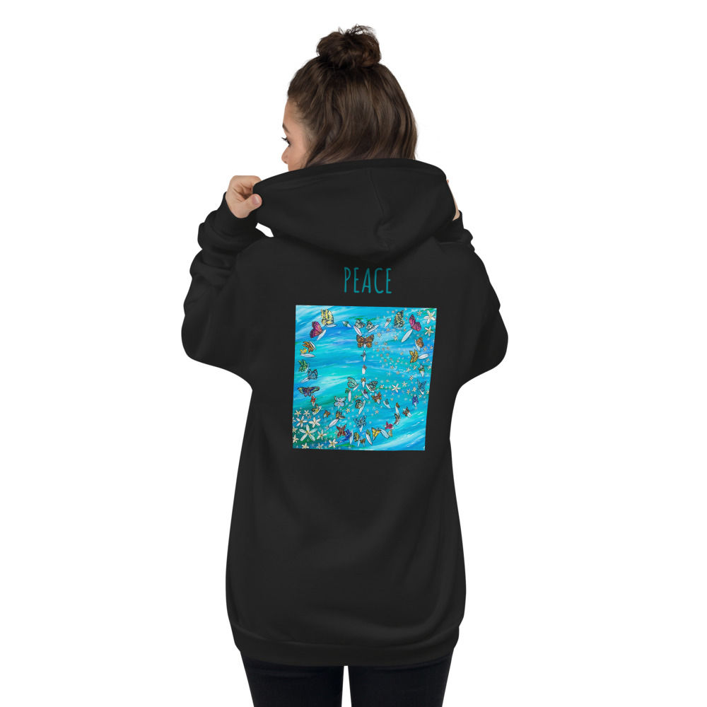 Paddle Out For Peace Zip Up Sweatshirt