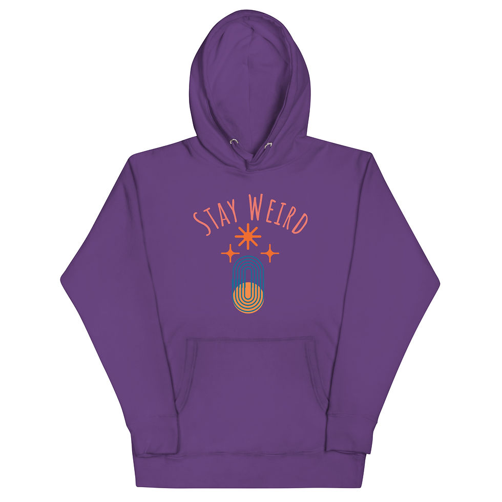 Thumbnail: Stay Weird Pescado Y Amor Hoodie