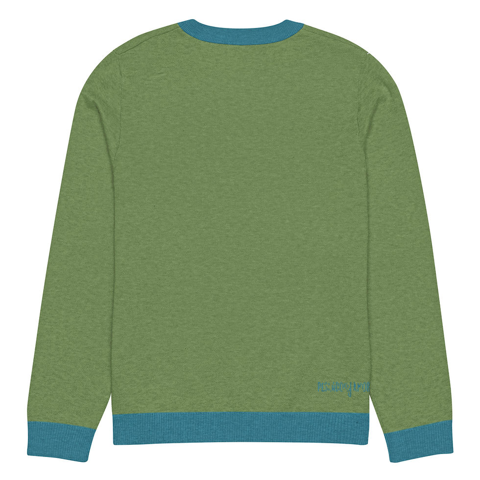 Thumbnail: Evil Eye Knitted Sweater Pink/ Green/Blue Pink 