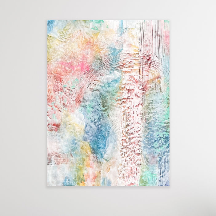 Revelation Of The Soul Encaustic Painting