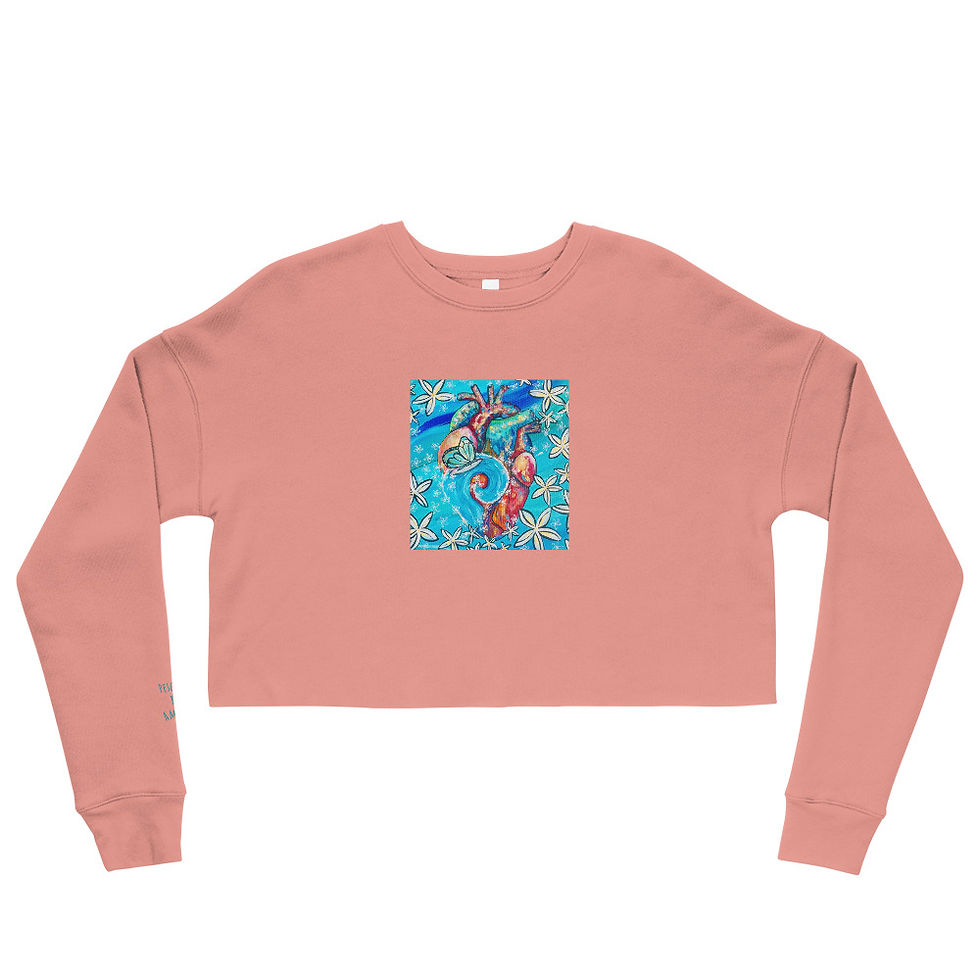 Thumbnail: The Heart Center Crop Sweatshirt