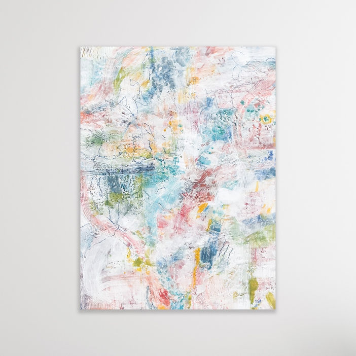 Big Time Encaustic Painting