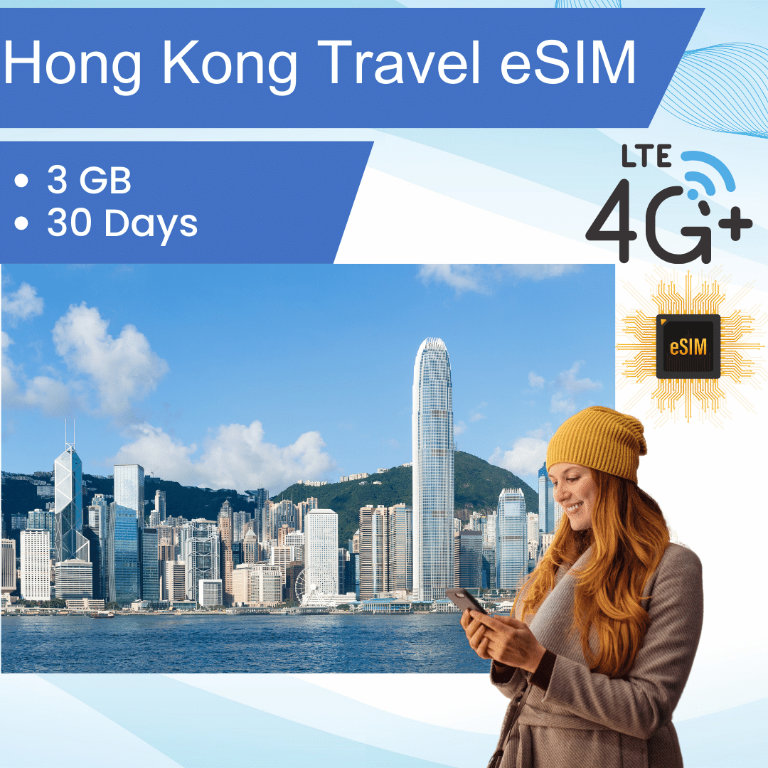 Hong Kong Travel eSIM 3 GB / 30 Days