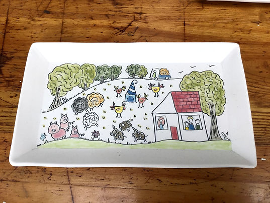 Story Plate, Rectangle