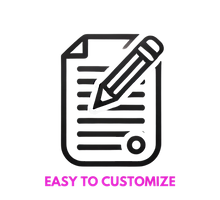 Easy to customise icon