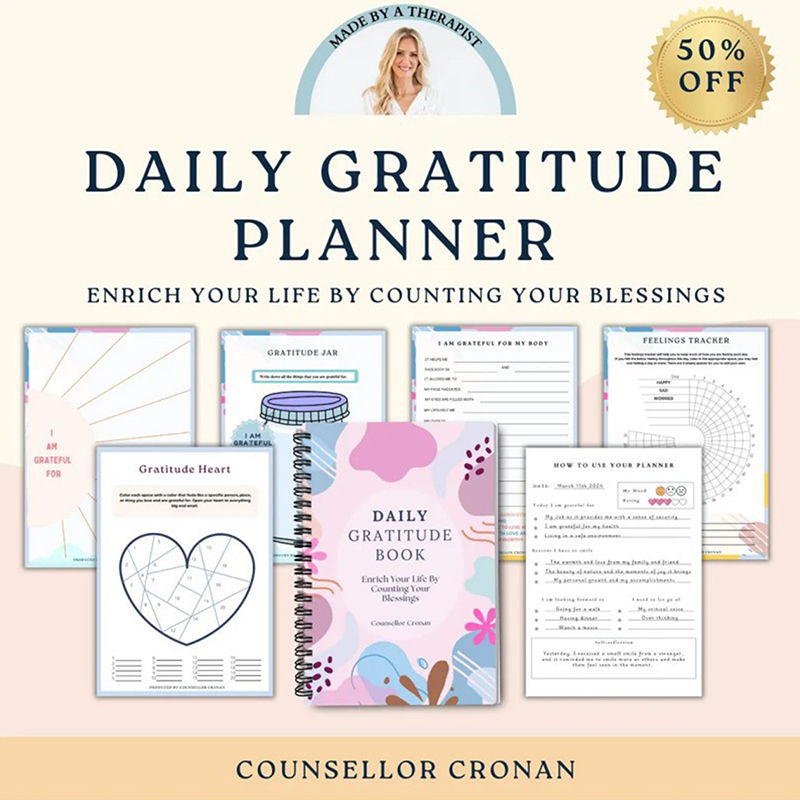 الصورة المصغرة: Gratitude Diary Book For Therapists Daily Guidance & Therapy