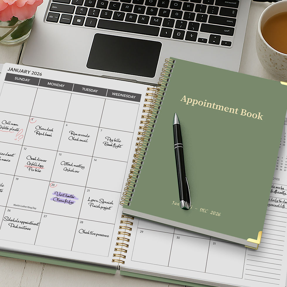 الصورة المصغرة: 2026 Appointment Book A4 Size, Monthly Planner Jan–Dec 2026