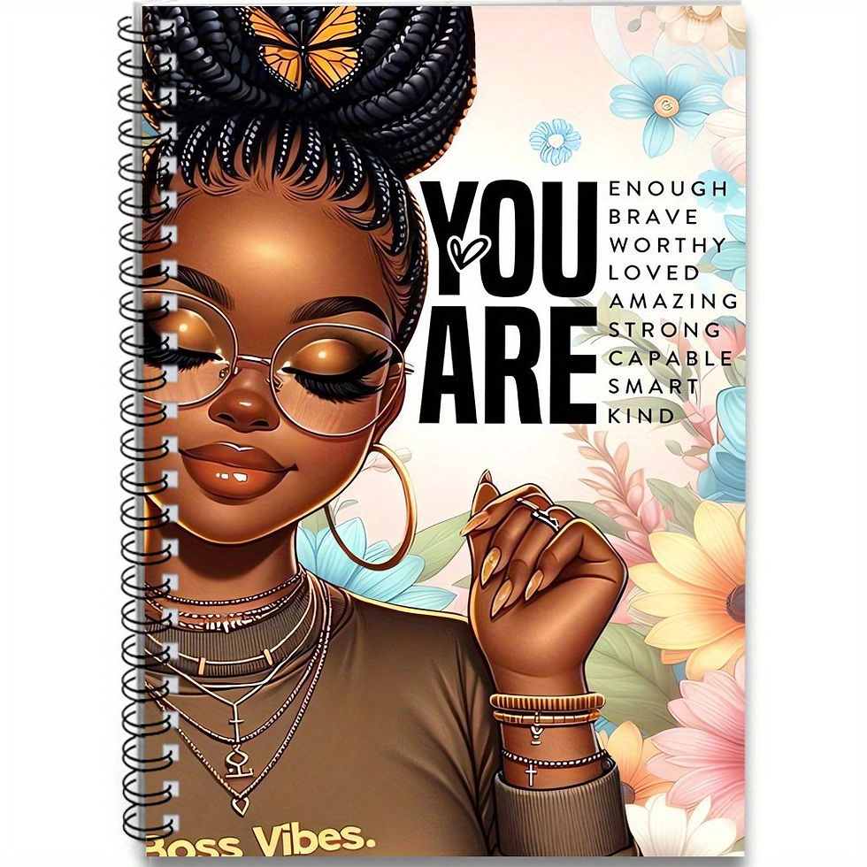 الصورة المصغرة: Woman Spiral Notebook - "You Are Beautiful"