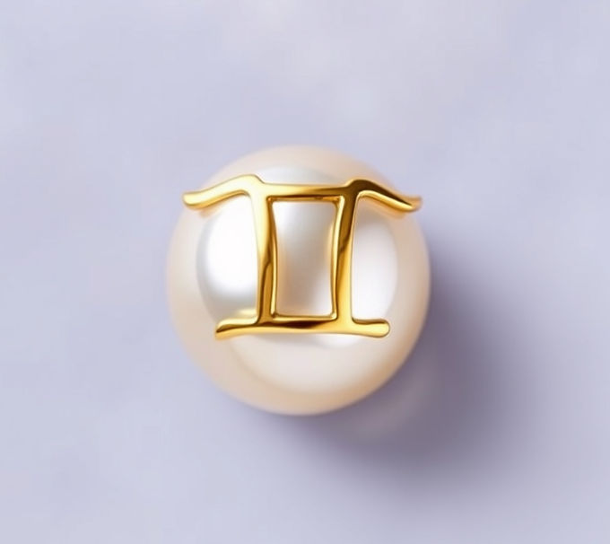 Gemini pearl birthstone, with the gemini zodiac sign on it gold.jpg