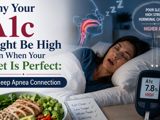 Why Your A1c Might Be High Even When Your Diet Is Perfect: The Sleep Apnea Connection