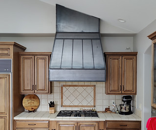 custom metal range hood steel range hood