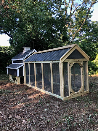 chicken coop and run