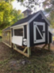 chicken coop and run