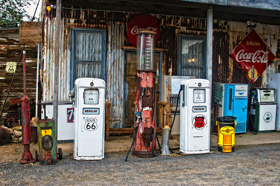 Gas Station on the Route 66