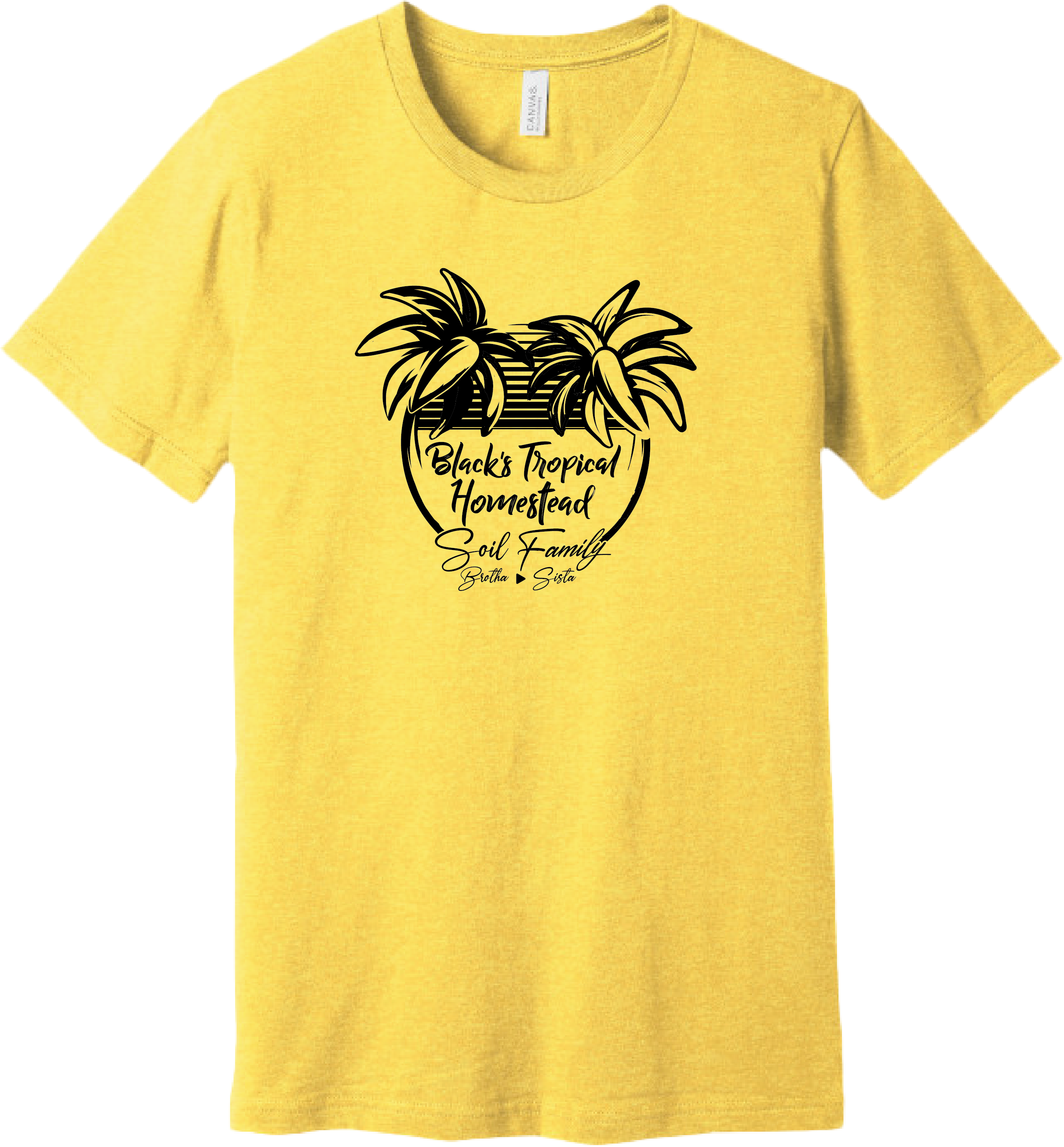 Black's Tropical Homestead T-Shirt - Heather Yellow Gold