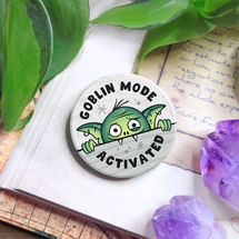 goblin mode activated button badge