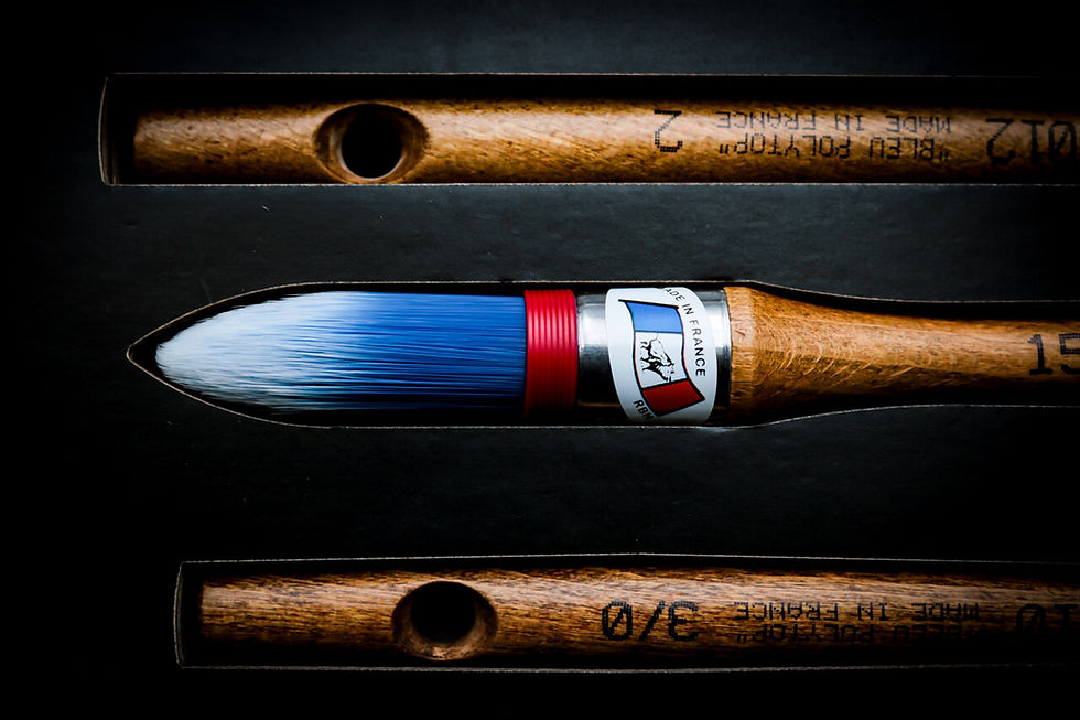 Miniature : Box Bleu Polytop - Manufacture Brosses et Pinceaux