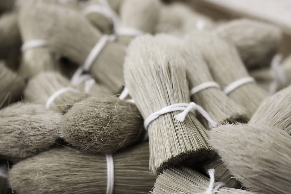 Brosses et pinceaux pure soie par la Manufacture Brosses et pinceaux