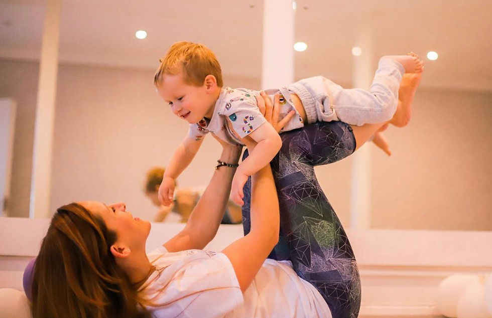 Suzie and son Dante at Enchantica's Workshop