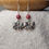 Miniature : Boucles d'oreilles rhodochrosite 