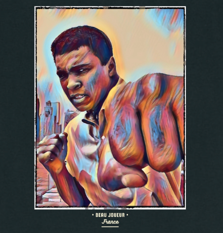 Miniature : Visuel impression Recto T-Shirt Mohammed Ali