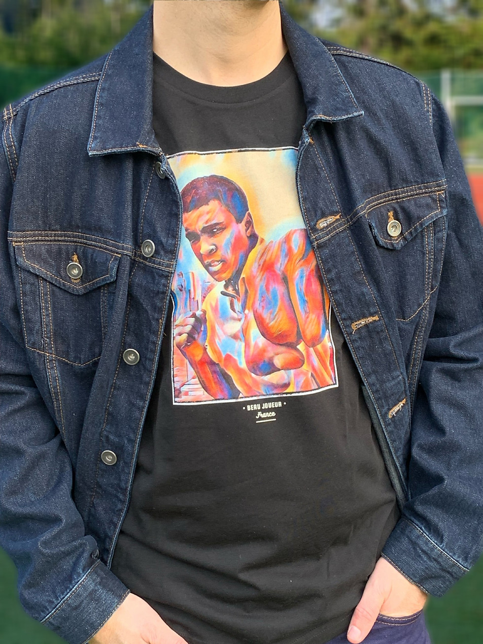 Miniature : Modèle porté T-Shirt Mohammed Ali
