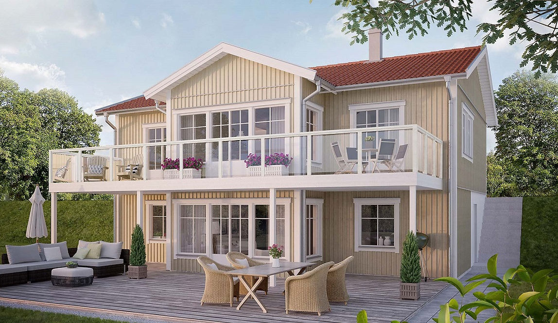 G.K. Sverige Hus und Rörvikshus Individuell geplantes Premium Schwedenhaus schlüsselfertig aus einer Hand als Nullenergiehaus